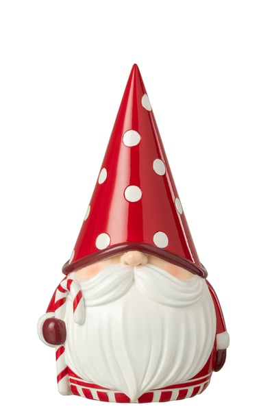 Père noël pois poudre de chaux rouge noël/blanc