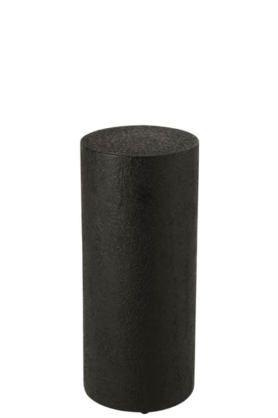Socle cylindre mdf noir large