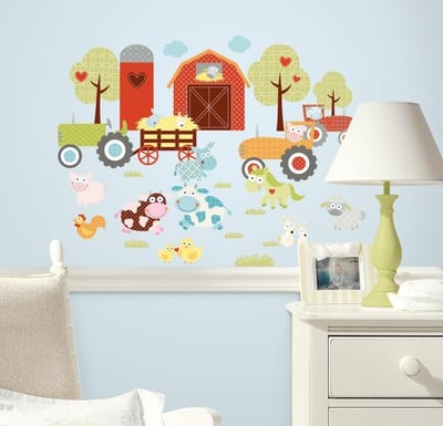 RoomMates stickers muraux - Animaux de la ferme RoomMates stickers muraux - Animaux de la ferme