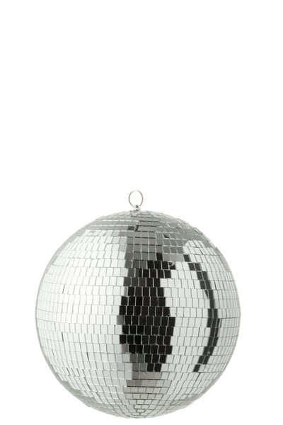 Boule disco miroir argenté medium