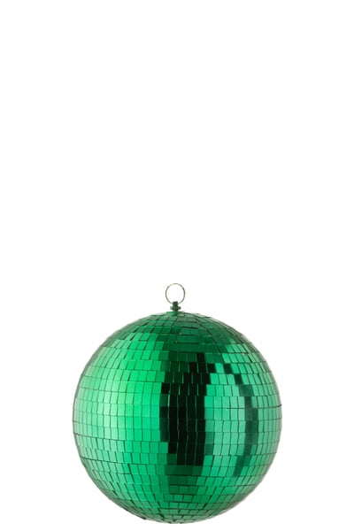 Boule disco miroir vert émeraude