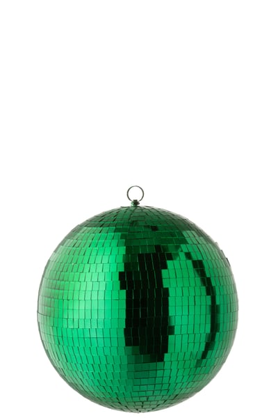 Boule disco miroir vert émeraude