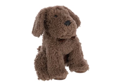 Cale-porte chien polyester marron