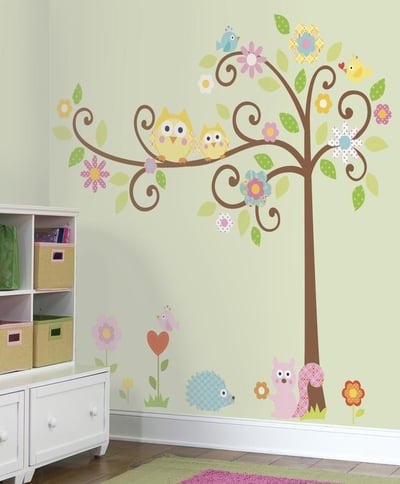 RoomMates stickers muraux - Arbre frisé RoomMates stickers muraux - Arbre frisé
