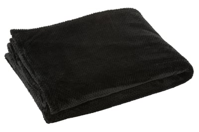 Couverture snuggle polyester noir