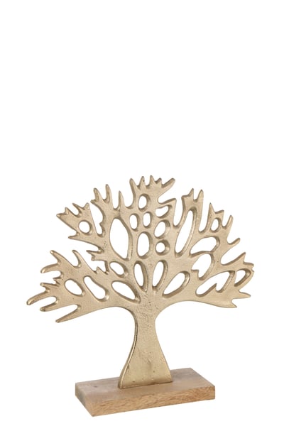 Arbre aluminium champagne large