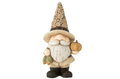 Lutin imitation bois polyrésine naturel large