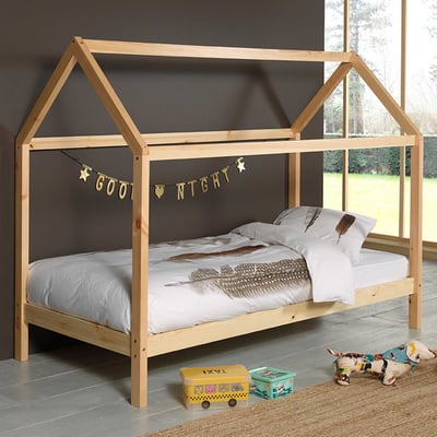 Lit cabane Dallas 1 90x200 - bois pin