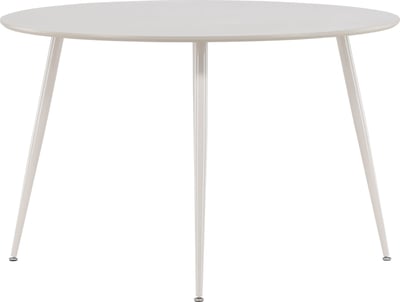 Table à manger ronde Plaza Venture Design - MDF beige - Ø120cm
