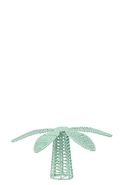 Palmier papier bleu azur small