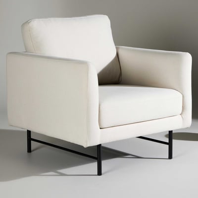 Fauteuil Sky 1 place - Polyester Blanc - 86x87x68 cm