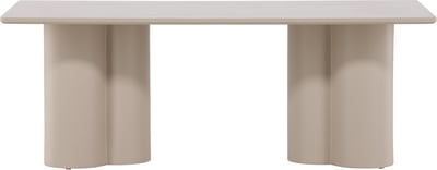 Table basse Olivia Venture Design - Beige MDF 120x60 cm