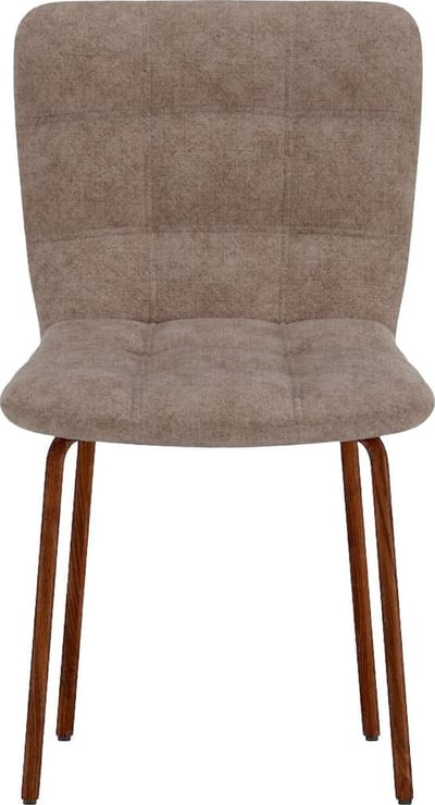 Chaise de salle à manger Punsch Venture Design - Velours marron - 52x80x45 cm