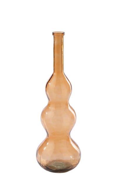 Vase  verre orange