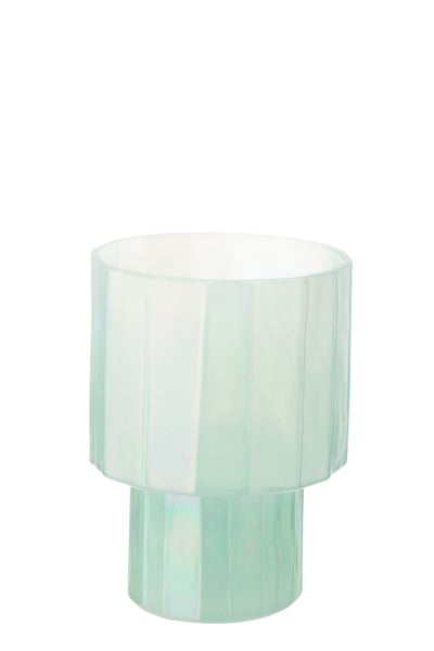 Photophore ann verre bleu