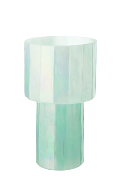 Vase ann verre bleu