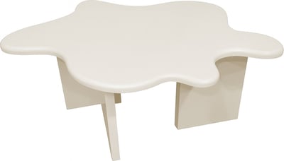 Table basse Flower Venture Design - MDF Beige FSC 116x76x40cm