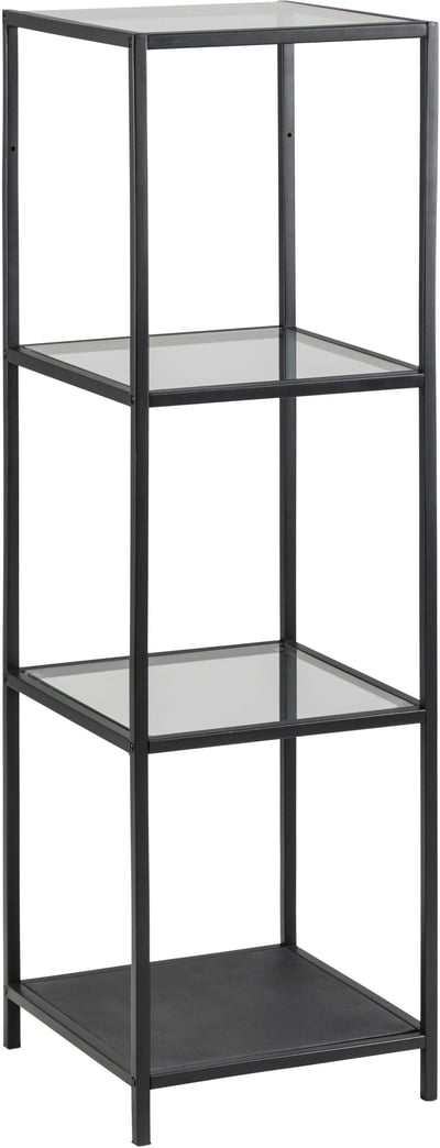 Étagère Dover 37cm, 3 tablettes - noir
