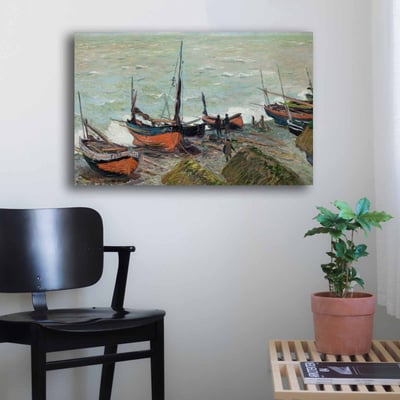 Claude Peinture décorative sur toile | 100 anvas | Cadre en bois