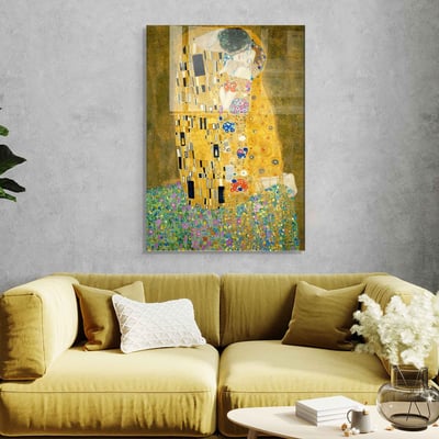 Glassen 3 Tableau décoratif en verre trempé | 100 % verre trempé | 70 x 100 cm