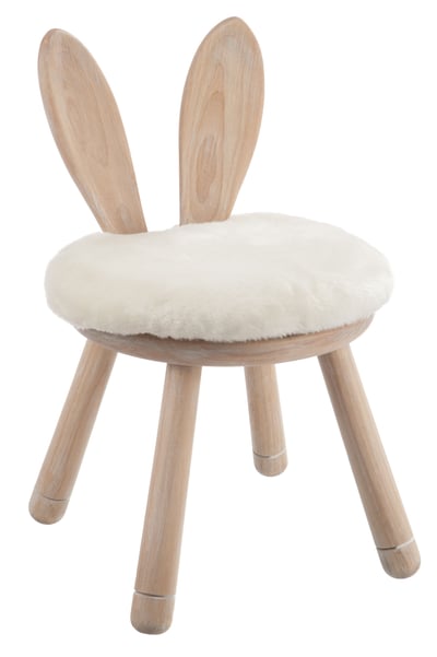 Chaise oreil lapin bois naturel Chaise oreil lapin bois naturel