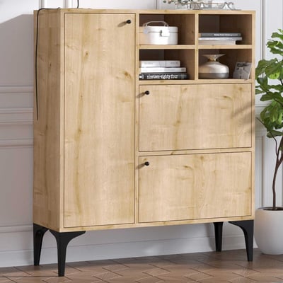 Ewa Console | 100 % MÉLAMINE | Chêne saphir