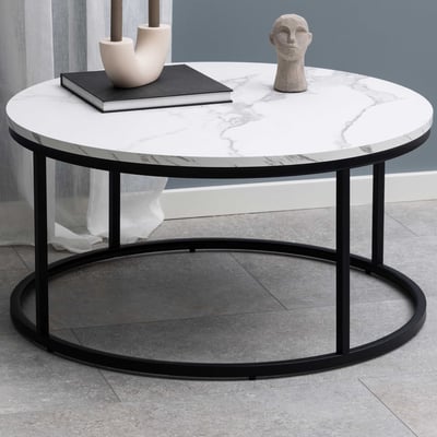 Table basse en marbre Granada, 80x40 cm