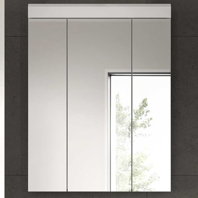 Armoire miroir Scout Xonox - Blanc haut brillant - 60x79x18 cm