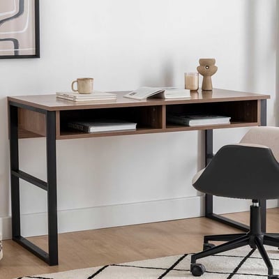Bureau d'étude Fashion en bois avec rangement supplémentaire Bureau d'étude Fashion en bois avec rangement supplémentaire