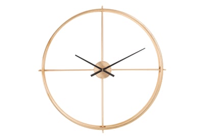 Horloge ronde metal or small