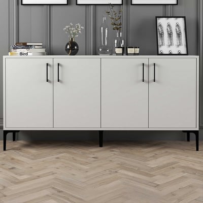 Kiev 16 Console | 100 % MÉLAMINE | Blanc