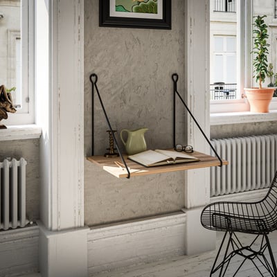 Bureau d'étude | 18mm mélaminé | 100% métal | 70x50x50cm | Noyer Noir Bureau d'étude | 18mm mélaminé | 100% métal | 70x50x50cm | Noyer Noir