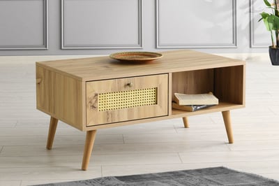 Sidyma Table basse | 100 % MÉLAMINE | Chêne Sidyma Table basse | 100 % MÉLAMINE | Chêne