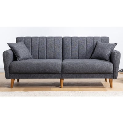 Canapé trois places Del Sofa | 210 x 82 x 85 cm | Anthracite