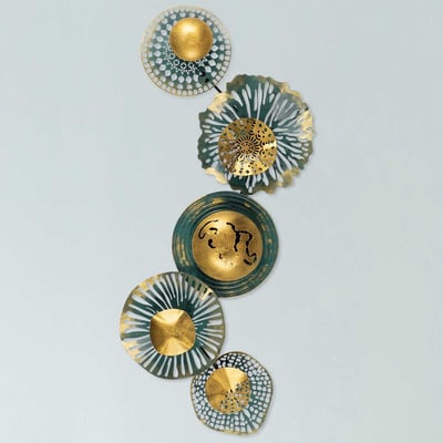 Tanelorn Accessoire mural décoratif en métal | 100 % métal | 100 x 50 cm