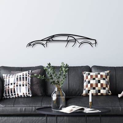 Tanelorn Accessoire mural décoratif en métal | 100 % métal | 70 x 13 cm