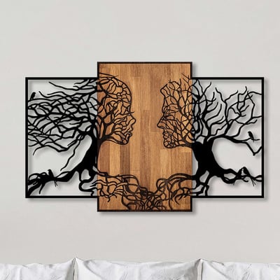 Wallity - Accessoire mural décoratif en bois et métal Wallity - Accessoire mural décoratif en bois et métal