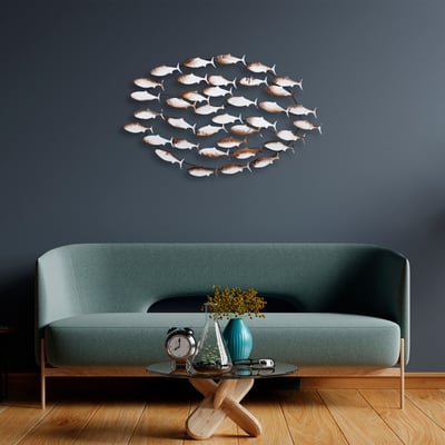 Daiyu Accessoire mural décoratif en métal | 100 % métal | 94 x 58 x 5 cm