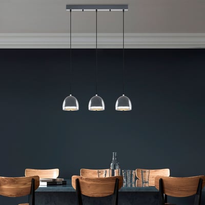 Lustre Fulgor | Corps en métal | Hauteur réglable | Anthracite