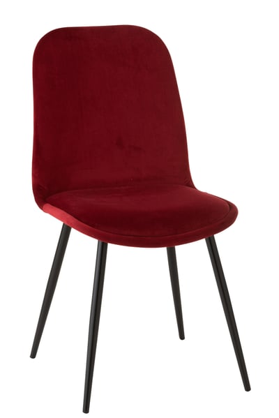 Chaise claire met/textile bord