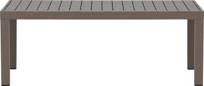 Table basse Copacabana Venture Design - Aluminium Marron 120x70 cm