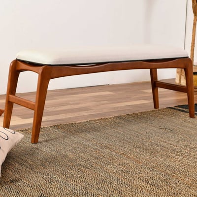 Touch Banc | CHARME | Noyer, crème