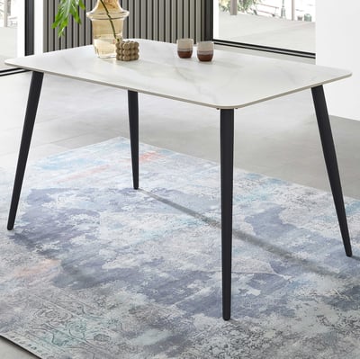 Table de salle à manger Cody - 140x80x76cm - marbre