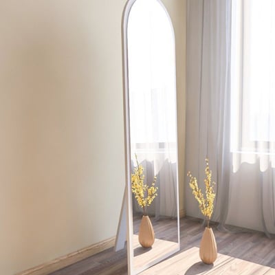 Emma Miroir | 50x160cm | 100 % MDF | Blanc