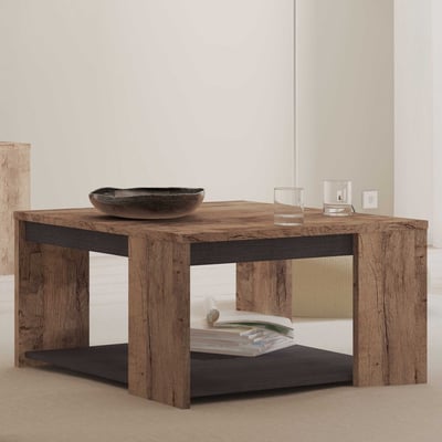 Table basse Monaco | 80 x 80 x 44,2 cm | Marron Table basse Monaco | 80 x 80 x 44,2 cm | Marron