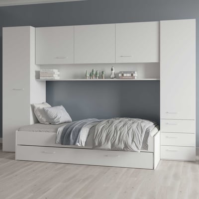 Environnement Tidelle - 304x54x203cm - blanc mat