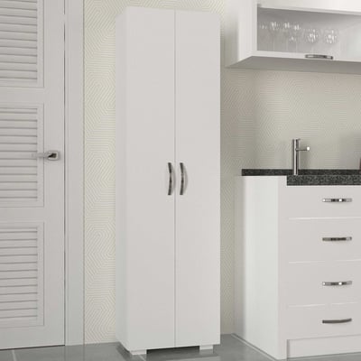 Garde-manger Aibileen - 49x32x173cm - blanc