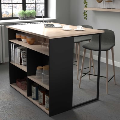 Table de bar Liantis | 109 x 80 x 90 cm | Design Artisan Oak Table de bar Liantis | 109 x 80 x 90 cm | Design Artisan Oak
