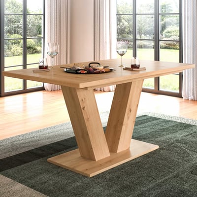 Table à manger extensible Motion Emob - Artisan - 150-190x76x90 cm - Naturel