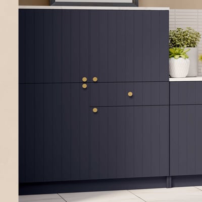 Buffet Chester - 4 portes & 1 tiroir - indigo/marbre Buffet Chester - 4 portes & 1 tiroir - indigo/marbre